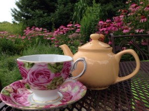 memories of afternoon tea in the garden